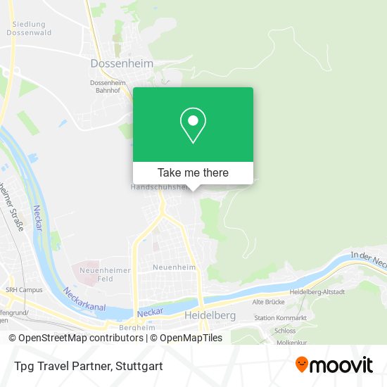 Tpg Travel Partner map