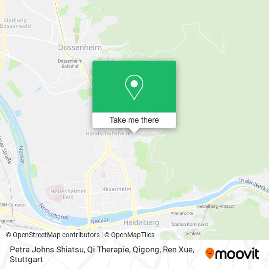 Карта Petra Johns Shiatsu, Qi Therapie, Qigong, Ren Xue