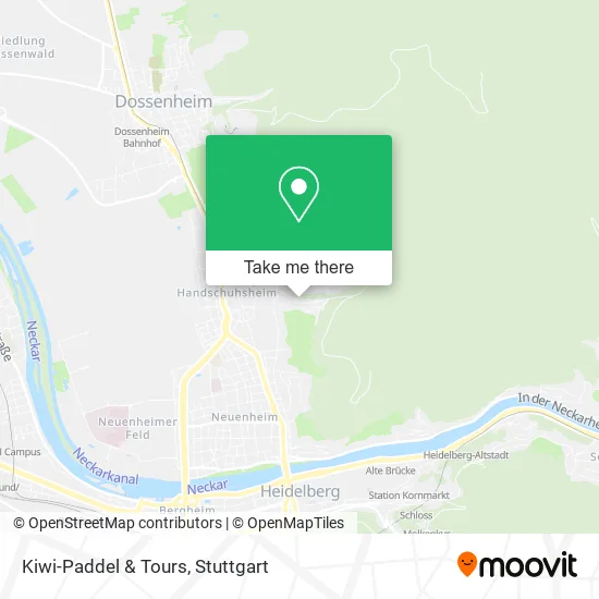 Карта Kiwi-Paddel & Tours