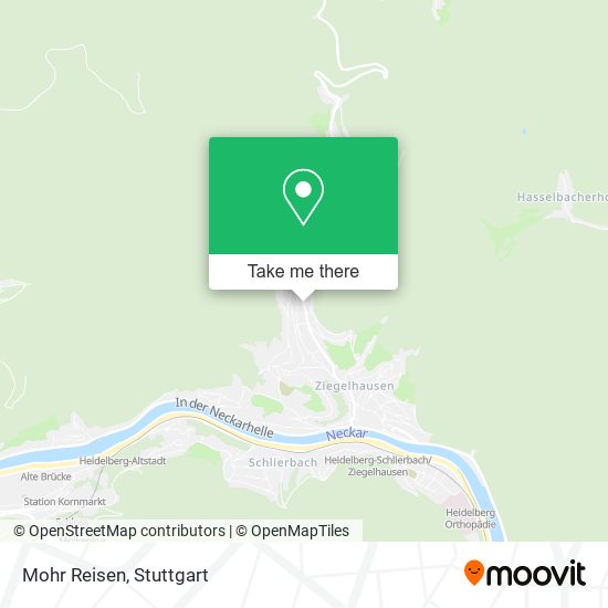 Mohr Reisen map