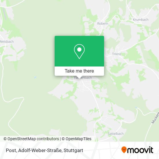 Post, Adolf-Weber-Straße map