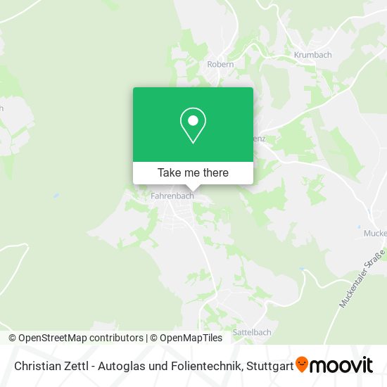 Christian Zettl - Autoglas und Folientechnik map