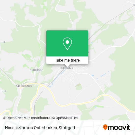 Карта Hausarztpraxis Osterburken