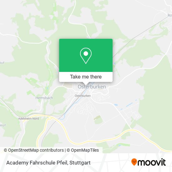 Academy Fahrschule Pfeil map