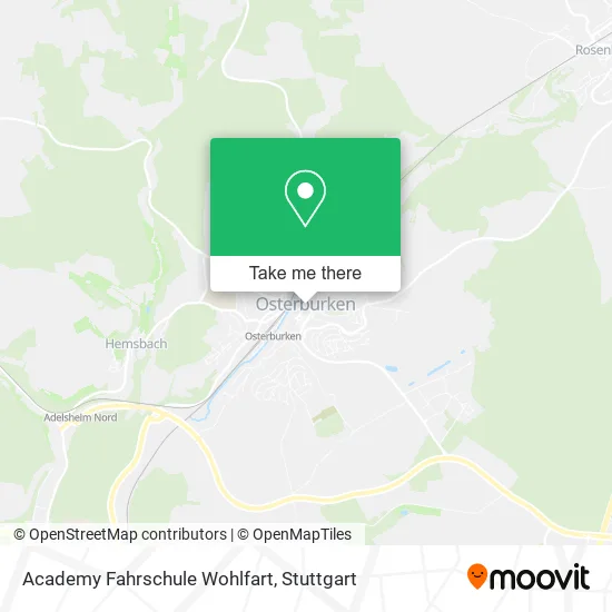 Карта Academy Fahrschule Wohlfart