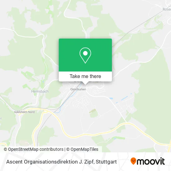 Карта Ascent Organisationsdirektion J. Zipf