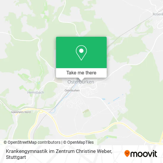 Карта Krankengymnastik im Zentrum Christine Weber