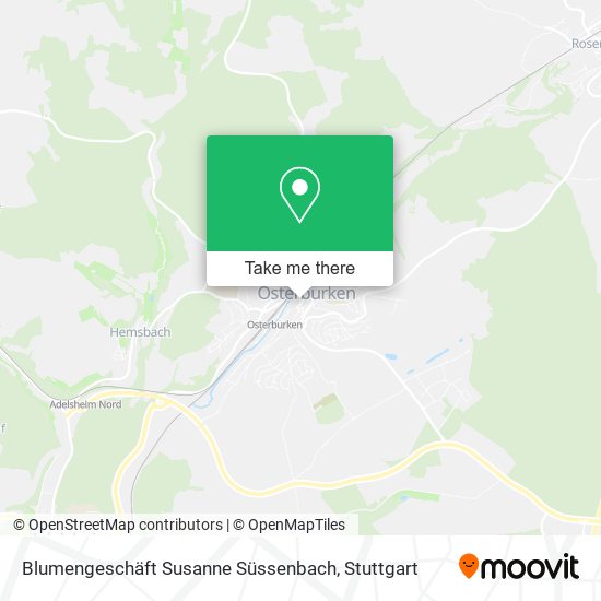 Blumengeschäft Susanne Süssenbach map