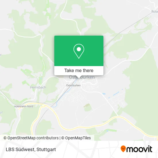 Карта LBS Südwest