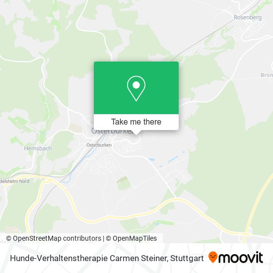 Hunde-Verhaltenstherapie Carmen Steiner map