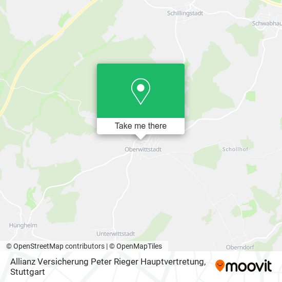 Allianz Versicherung Peter Rieger Hauptvertretung map