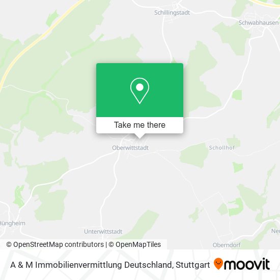 Карта A & M Immobilienvermittlung Deutschland