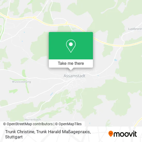 Карта Trunk Christine, Trunk Harald Maßagepraxis