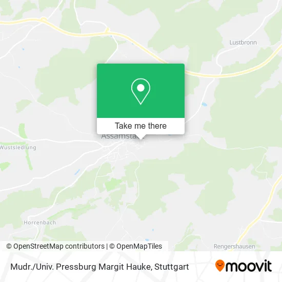 Карта Mudr. / Univ. Pressburg Margit Hauke