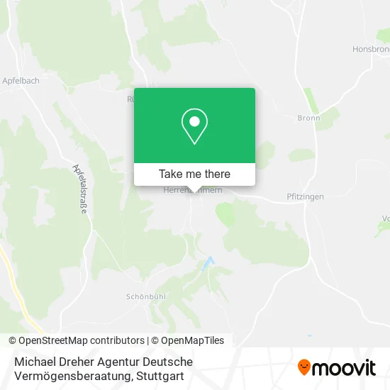 Карта Michael Dreher Agentur Deutsche Vermögensberaatung