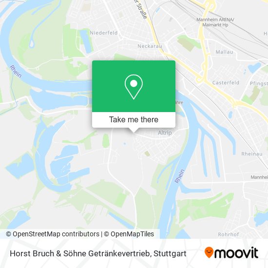 Horst Bruch & Söhne Getränkevertrieb map