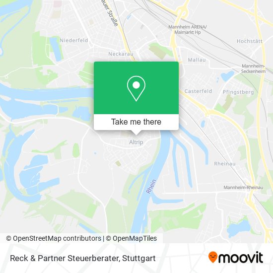 Reck & Partner Steuerberater map