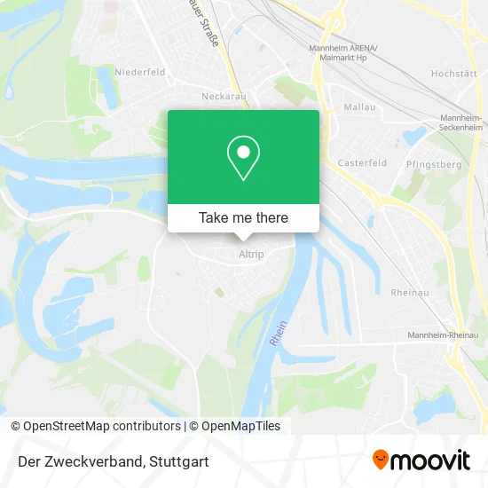 Карта Der Zweckverband