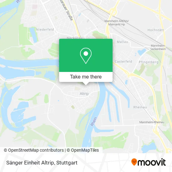 Карта Sänger Einheit Altrip