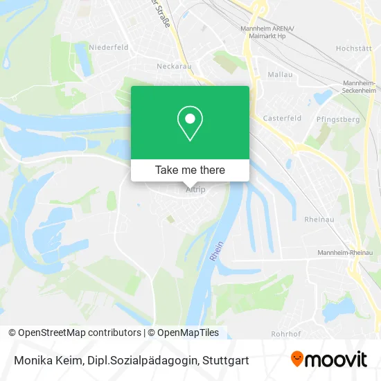 Карта Monika Keim, Dipl.Sozialpädagogin