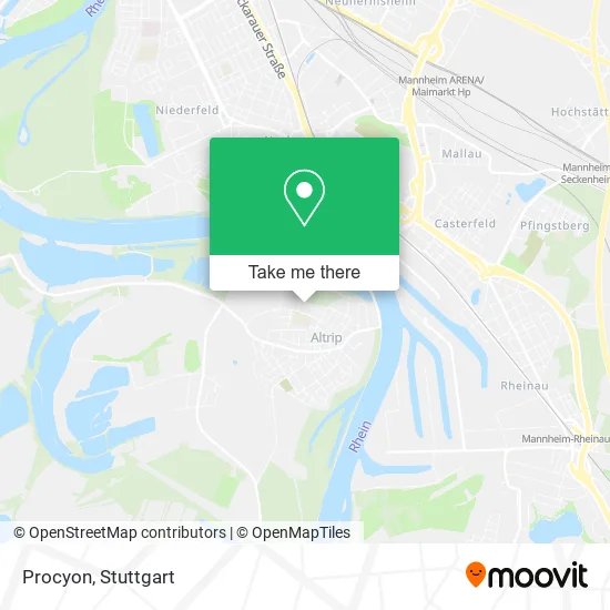 Карта Procyon