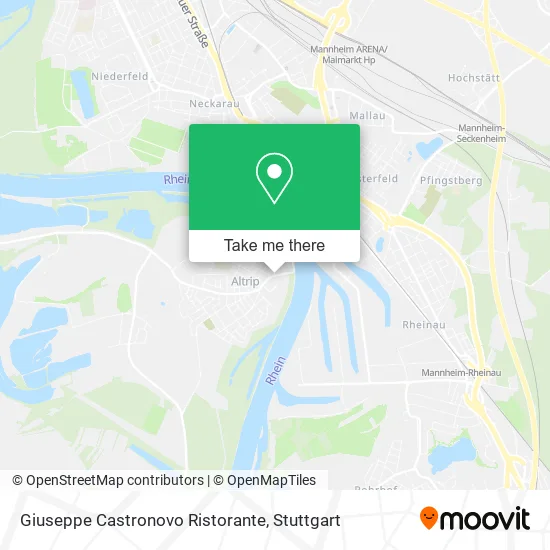 Карта Giuseppe Castronovo Ristorante