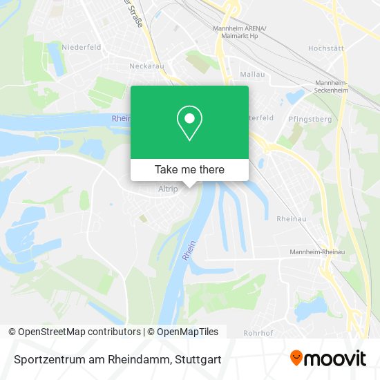 Sportzentrum am Rheindamm map