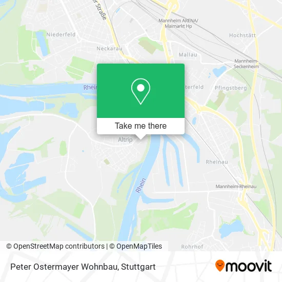 Карта Peter Ostermayer Wohnbau