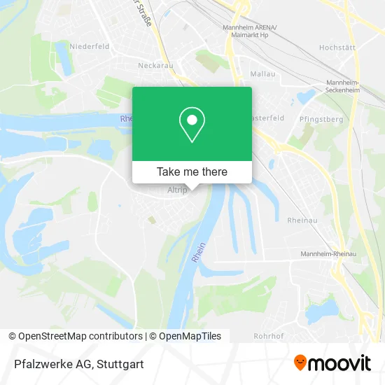 Карта Pfalzwerke AG