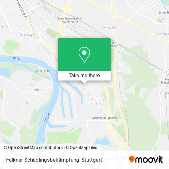 Falkner Schädlingsbekämpfung map