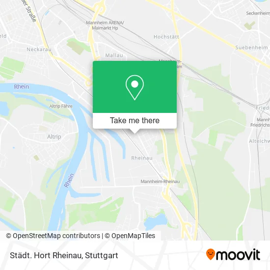 Карта Städt. Hort Rheinau