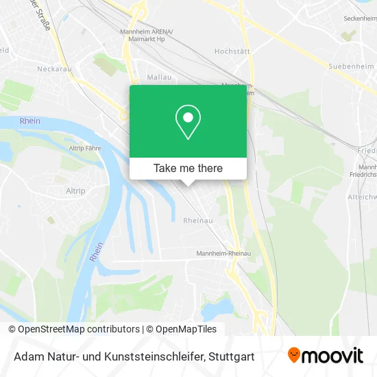 Карта Adam Natur- und Kunststeinschleifer