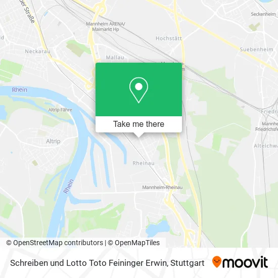 Карта Schreiben und Lotto Toto Feininger Erwin