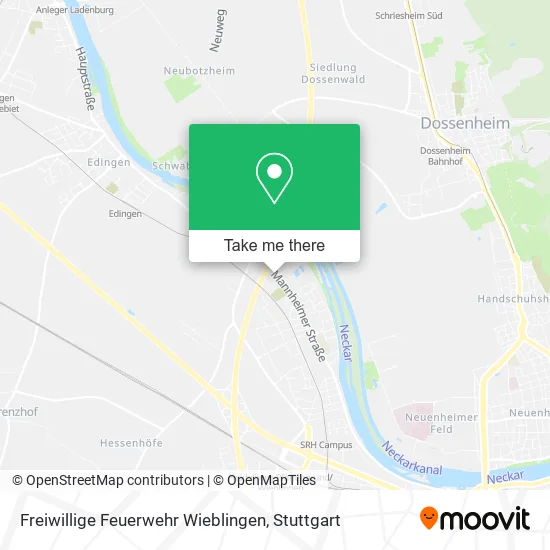 Карта Freiwillige Feuerwehr Wieblingen