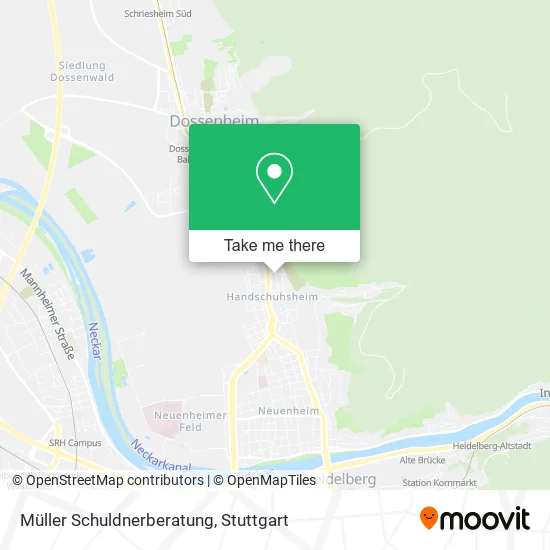 Карта Müller Schuldnerberatung