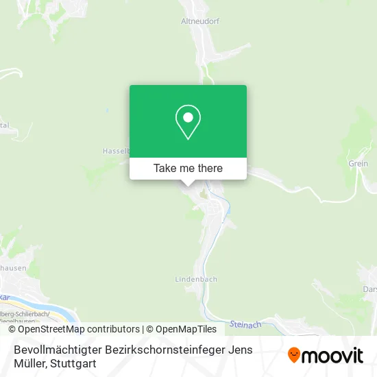 Карта Bevollmächtigter Bezirkschornsteinfeger Jens Müller