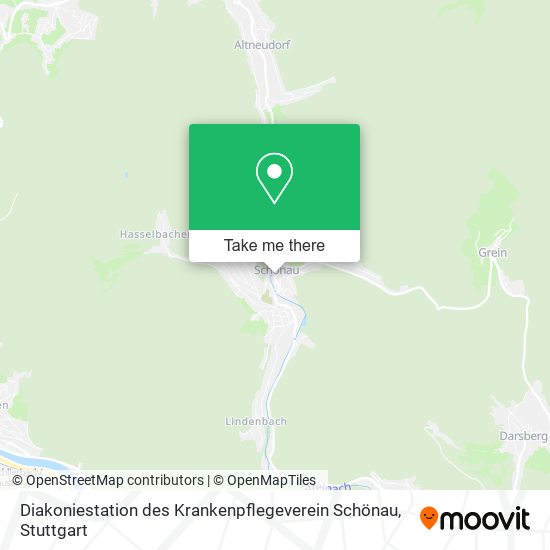 Diakoniestation des Krankenpflegeverein Schönau map