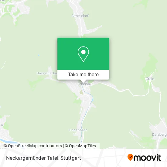 Карта Neckargemünder Tafel