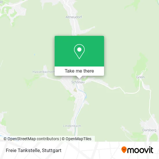 Карта Freie Tankstelle