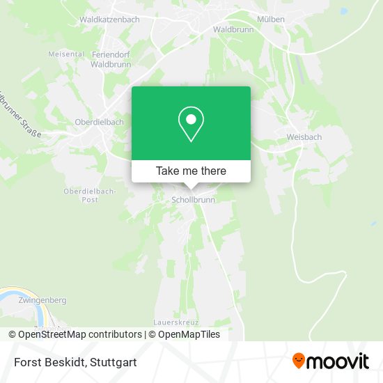 Карта Forst Beskidt