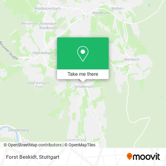 Карта Forst Beskidt