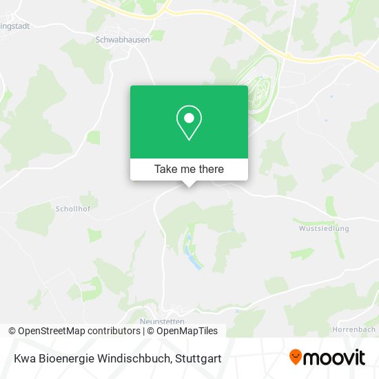 Kwa Bioenergie Windischbuch map