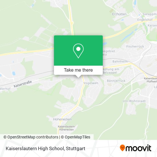 Kaiserslautern High School map