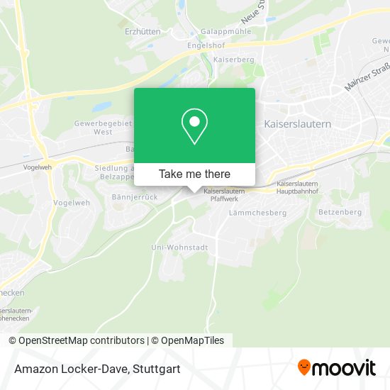 Amazon Locker-Dave map