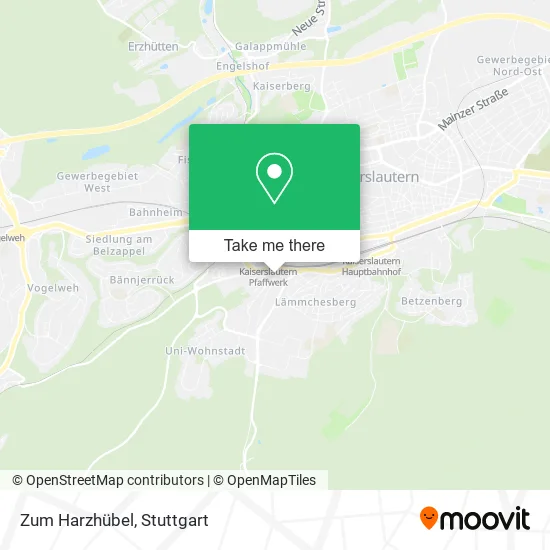 Карта Zum Harzhübel