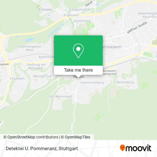 Карта Detektei U. Pommeranz