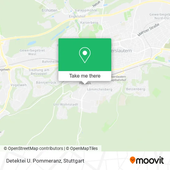 Карта Detektei U. Pommeranz