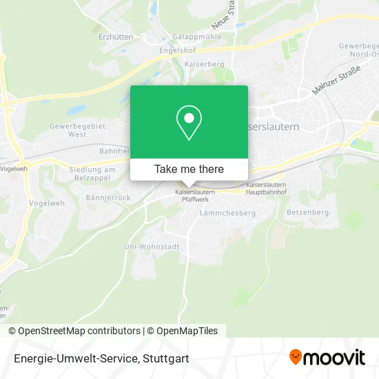Карта Energie-Umwelt-Service