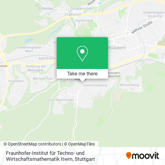 Карта Fraunhofer-Institut für Techno- und Wirtschaftsmathematik Itwm