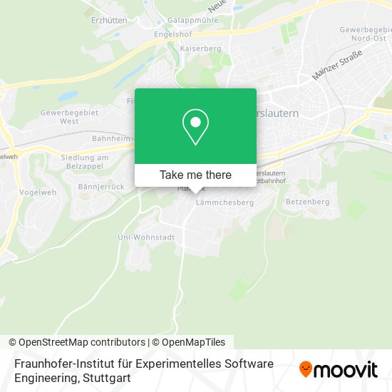 Fraunhofer-Institut für Experimentelles Software Engineering map